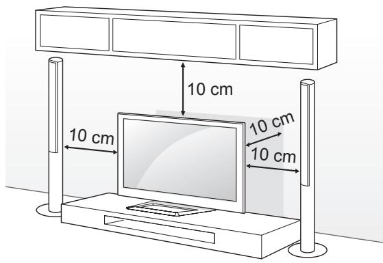 LG 50PM4700 - Montaje en una mesa - 1