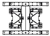 LG 50PM4700 - Fixation du support mural - 3