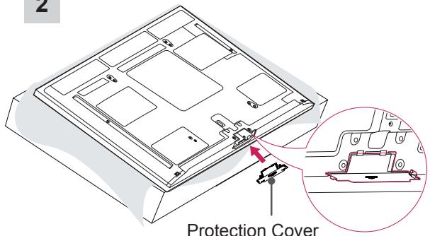LG 50PM4700 - Attaching the stand - 10