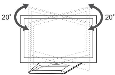LG 50PM4700 - Rregullimi i këndit të TV-së për t'iu përshtatur pamjes - 1