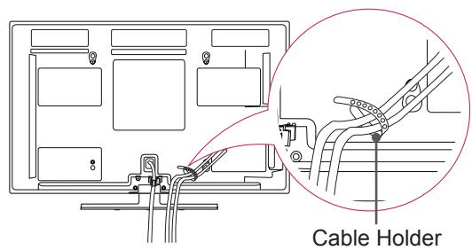 LG 50PM4700 - Tidying cables - 2