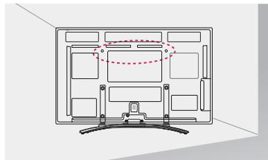 LG 50PM4700 - Televizoriaus tvirtinimas prie sienos - 1