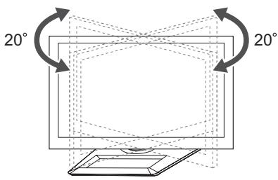 LG 50PM4700 - Podešavanje kuta televizora za optimalno gledanje - 1