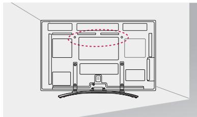 LG 50PM4700 - A TV falra rögzítése - 1