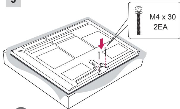 LG 50PM4700 - Attaching the stand - 11