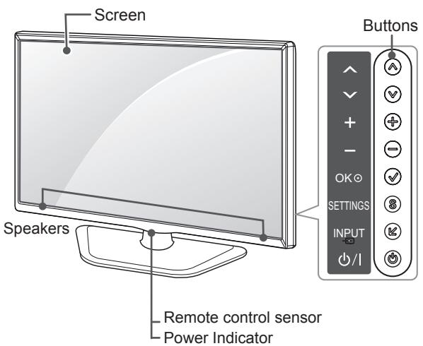 LG 32LN577S - Parts and buttons - 4