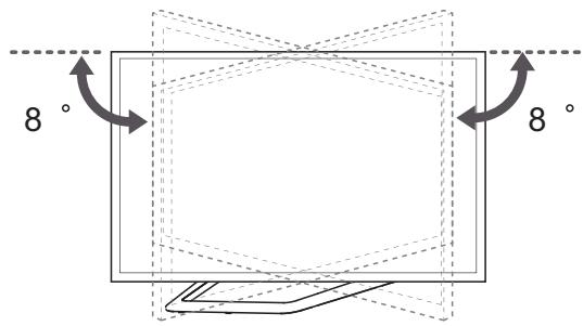LG 32LN577S - Adjusting the angle of the TV to suit view - 3