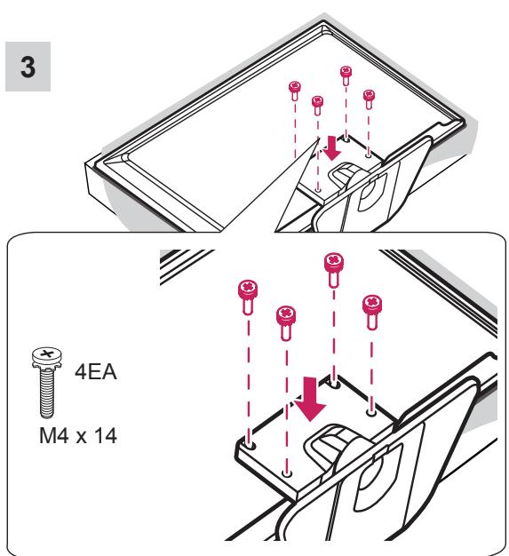 LG 32LN577S - Attaching the stand - 14