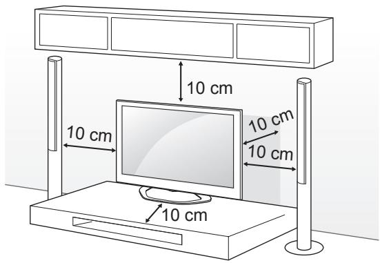 LG 55LA641S - Installation sur une table - 1