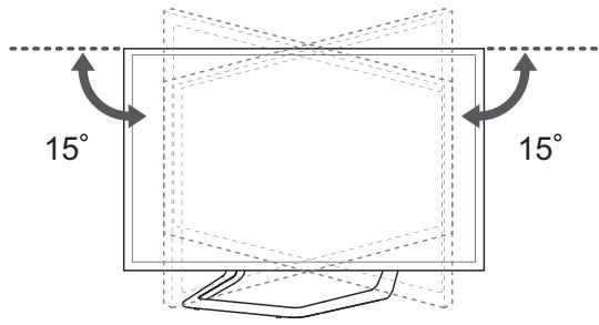 LG 55LA641S - De kijkhoek van de TV aanpassen - 1