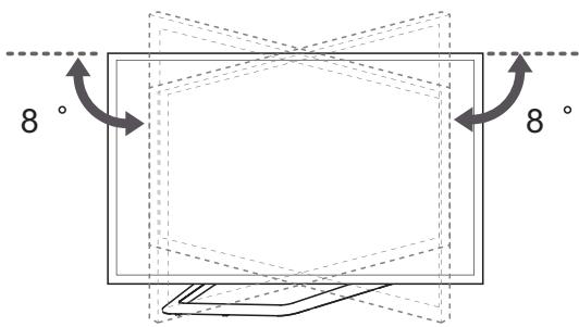LG 55LA641S - Ajustement de l'angle de la TV afin de trouver le meilleur angle de vue - 3