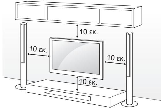 LG 55LA641S - Επιτοίχια τοποθέτηση - 1