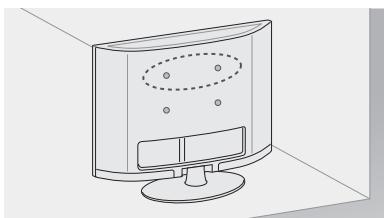 LG 55LA641S - Fissaggio della TV alla parete - 1