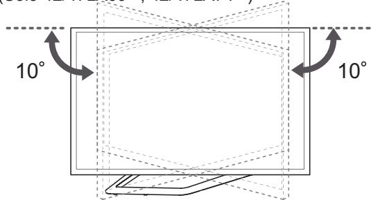 LG 55LA641S - Regolazione dell'angolazione del televisore per una migliore visione - 2