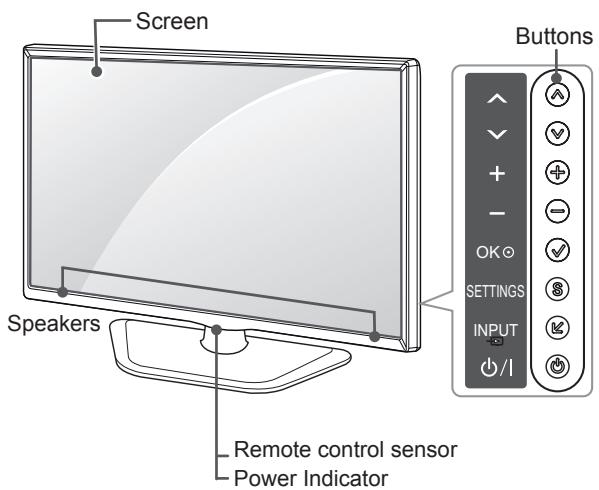 LG 55LA641S - Parts and buttons - 4