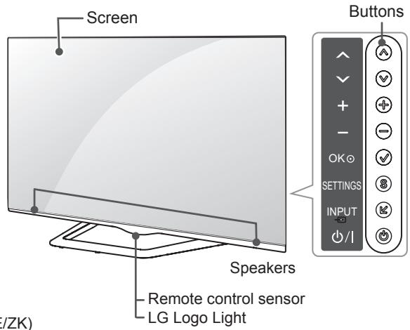 LG 55LA641S - Parts and buttons - 2
