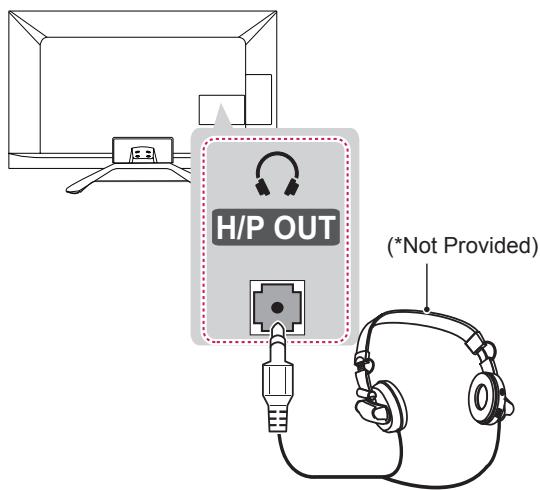 LG 55LA641S - Headphone connection - 1