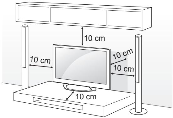 LG 55LA641S - Op een tafelblad plaatsen - 1