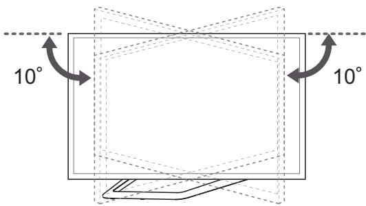 LG 55LA641S - Ajustar o ângulo da TV para se adequar à sua perspectiva - 2