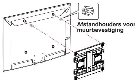 Afstandhouders voor muurbevestiging