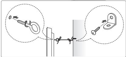 LG 55UB950V - Securing the TV to a wall - 2