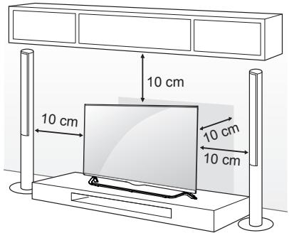 LG 55UB950V - Op een tafelblad plaatsen - 1