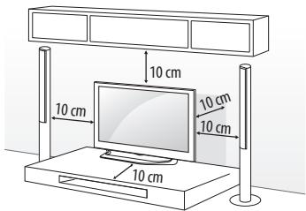 LG 49UF680VL - Nameščanje na mizo - 1