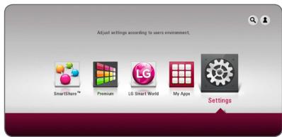 LG BP 740 - Adjust the Setup Settings - 1