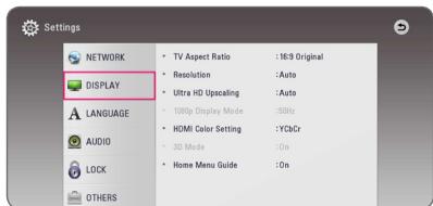 LG BP 740 - Adjust the Setup Settings - 2