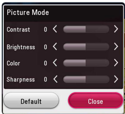 LG BP 740 - Setting the [User setting] option - 1
