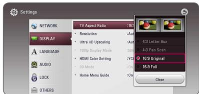 LG BP 740 - Adjust the Setup Settings - 4