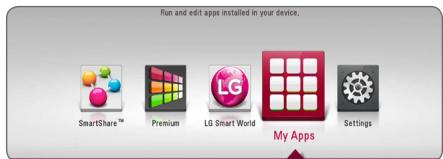 LG BP 740 - Using the My Apps Menu - 1