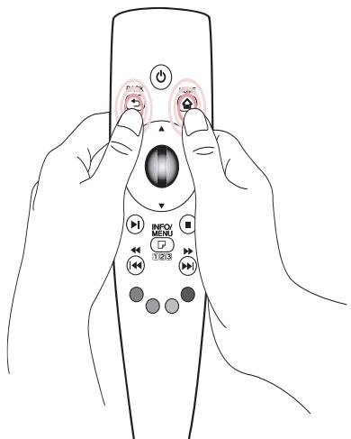 LG BP 740 - To re-register the Magic remote control - 1