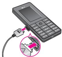 LG KG320 - Mengisi Baterai - 1