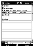 LG GM750 - To record a voice note during a call - 1