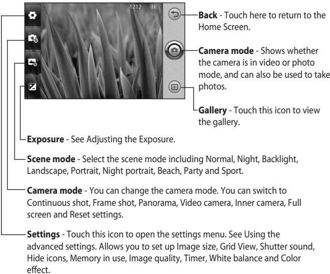 LG GM750 - Getting to know the viewfinder - 1