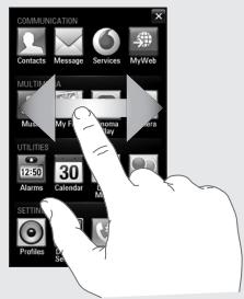 LG GM750 - Scrolling - 1