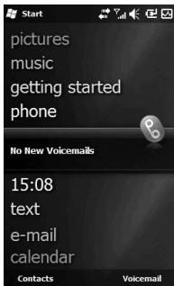 LG GM750 - Customising the Windows Mobile default screen - 1