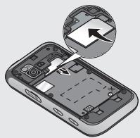 LG GM750 - Install the USIM card - 1