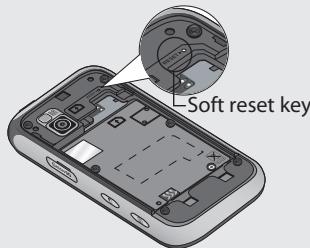 LG GM750 - To perform a soft reset - 1