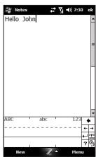 LG GM750 - Enter text using Letter Recognizer - 1