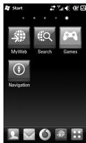 LG GM750 - Shortcut Home Screen - 1