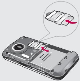 LG KC910 - Installation de la carte USIM - 1