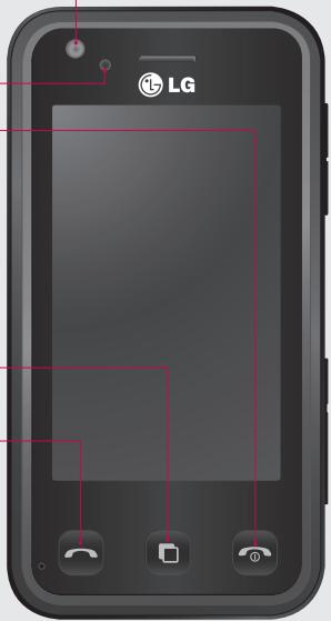 LG KC910 - Touche d'appel - 1