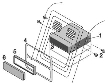 LG LAC4700R - Removing the existing receiver unit. - 1