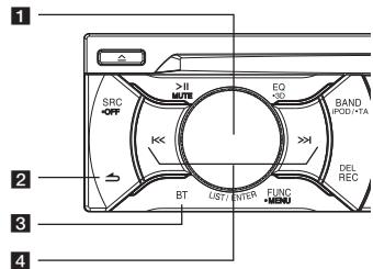 LG LCF820BO - Using the buttons for Bluetooth wireless technology - 1