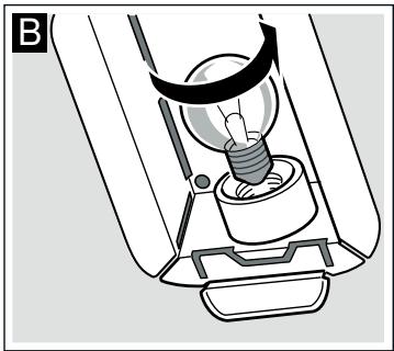 BOSCH HBA63B255F - Changer la lampe du four au plafond - 2