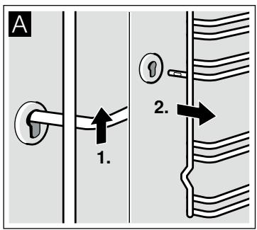 BOSCH HBA63B255F - Décrocher les supports - 1