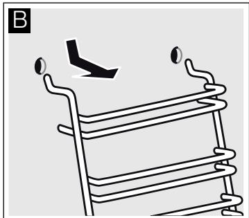 BOSCH HBN231S2,  HBN231S4 - Unhooking the rails - 2
