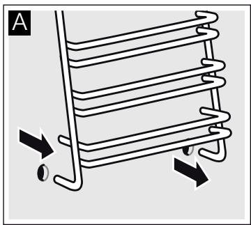 BOSCH HBN231S2,  HBN231S4 - Unhooking the rails - 1